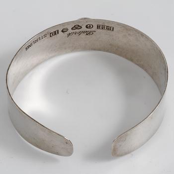ERIC ERICSSON, "Dalerik", Skara, 1959, armring med cabochonslipad rosenkvarts.