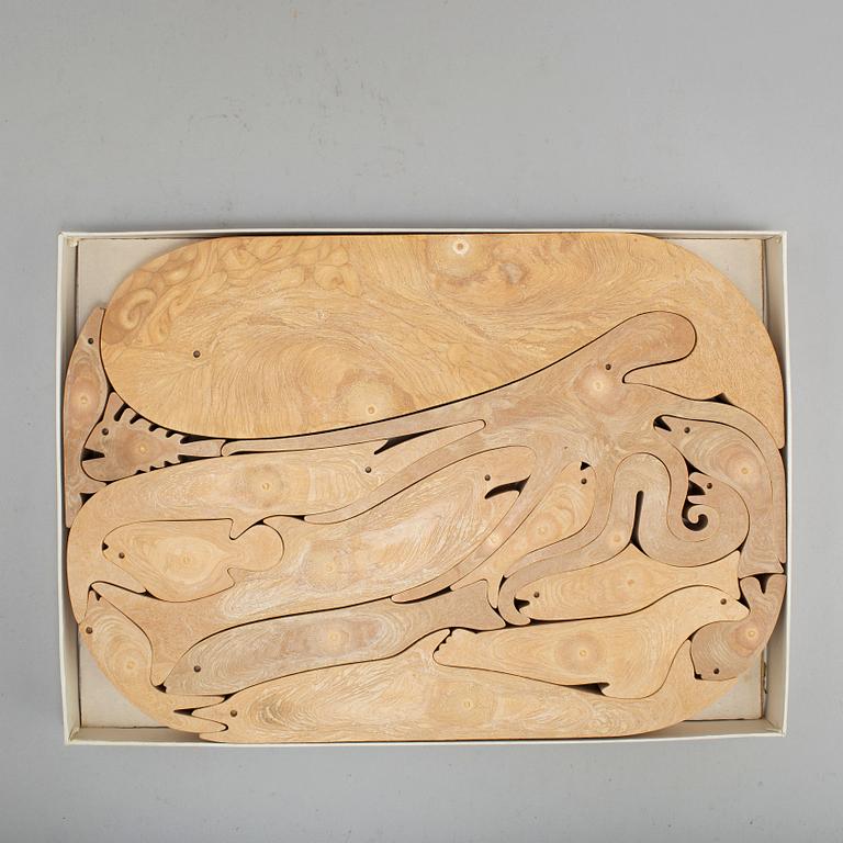 ENZO MARI, puzzle in a box, Italy, probably 1970s.