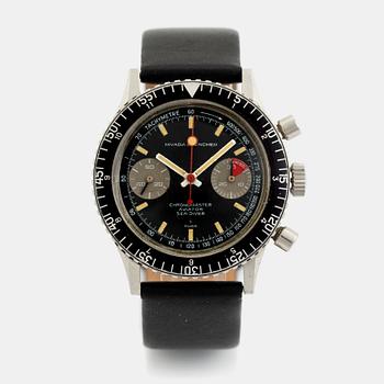 40. Nivada Grenchen, Chronomaster, Aviator, Sea Diver, kronograf, ca 1965.