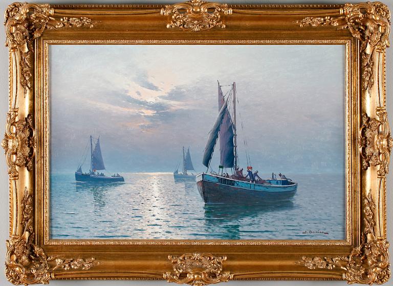 JOHAN OSSIAN-ANDERSSON, olja på duk, signerad.