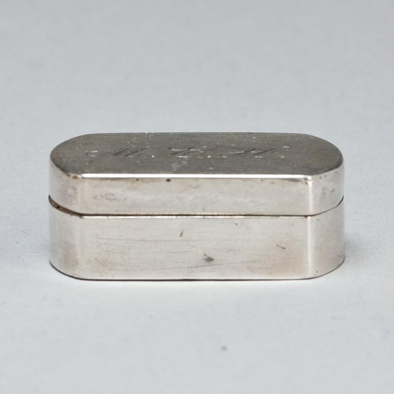 DOSOR, 16 st, silver, olika nationaliteter, 1800-1900-tal. Total vikt ca 303 g.