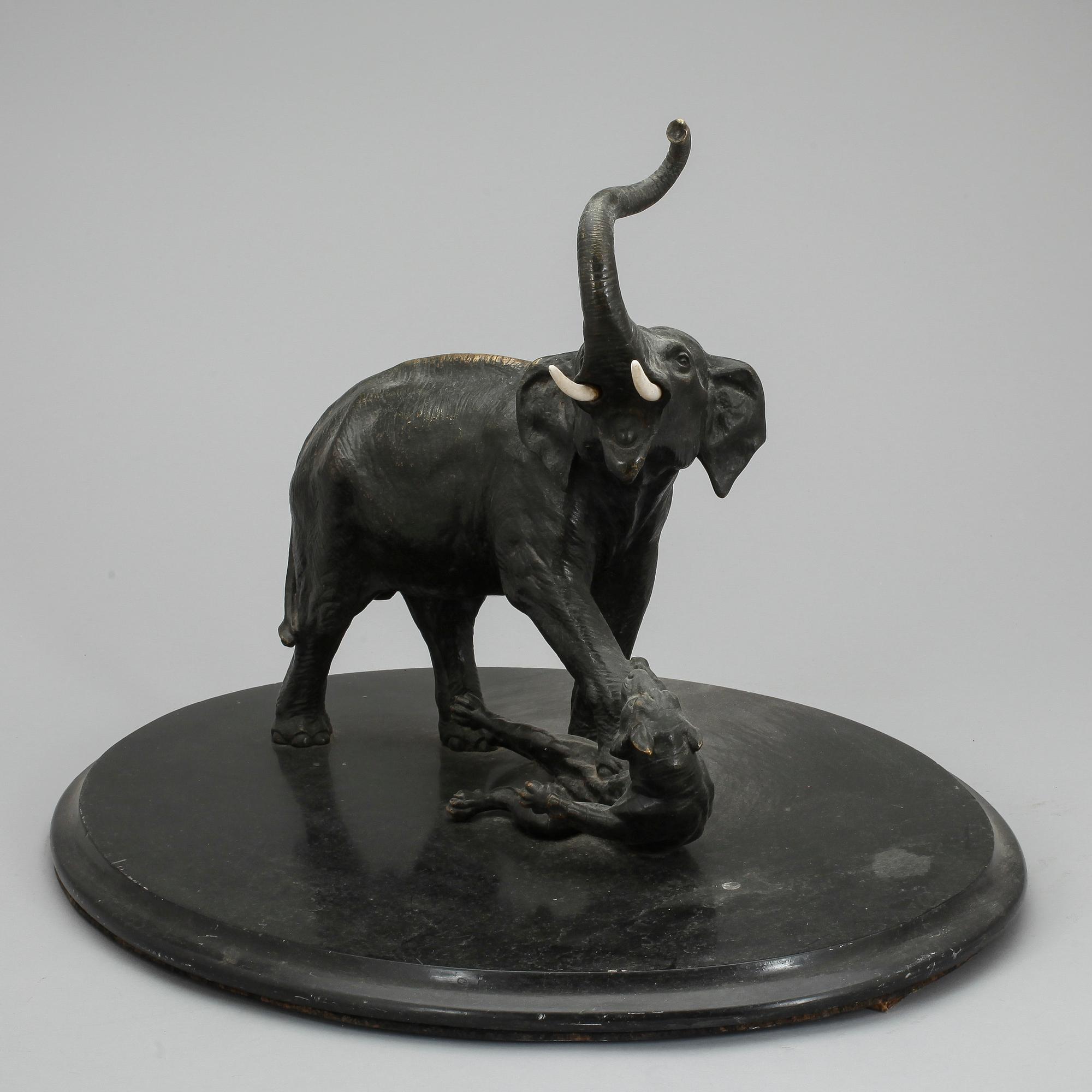 SKULPTUR, brons, omkring 1900.