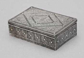 SKRIN, silver, Ryssland. 1800/1900-tal. Vikt 297 g.