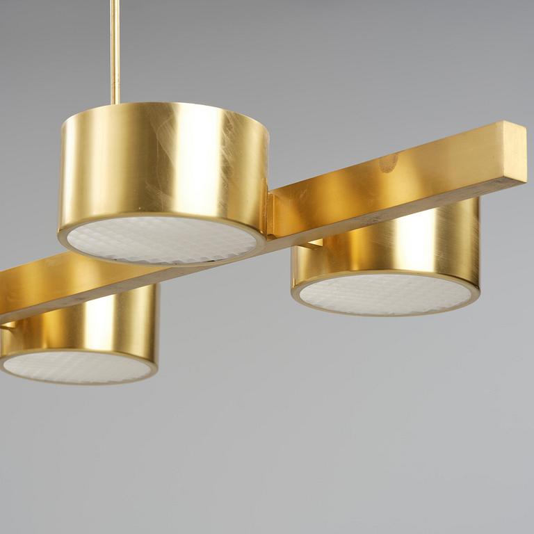 Hans-Agne Jakobsson, a monumental ceiling lamp model T 261/14, Hans-Agne Jakobsson AB, Markaryd, 1950s-60s.