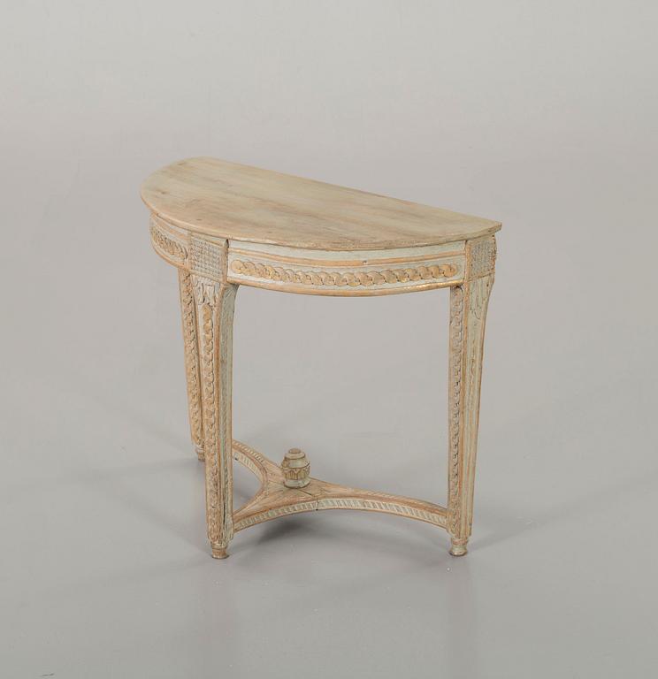 A Louis XVI painted sidetable.