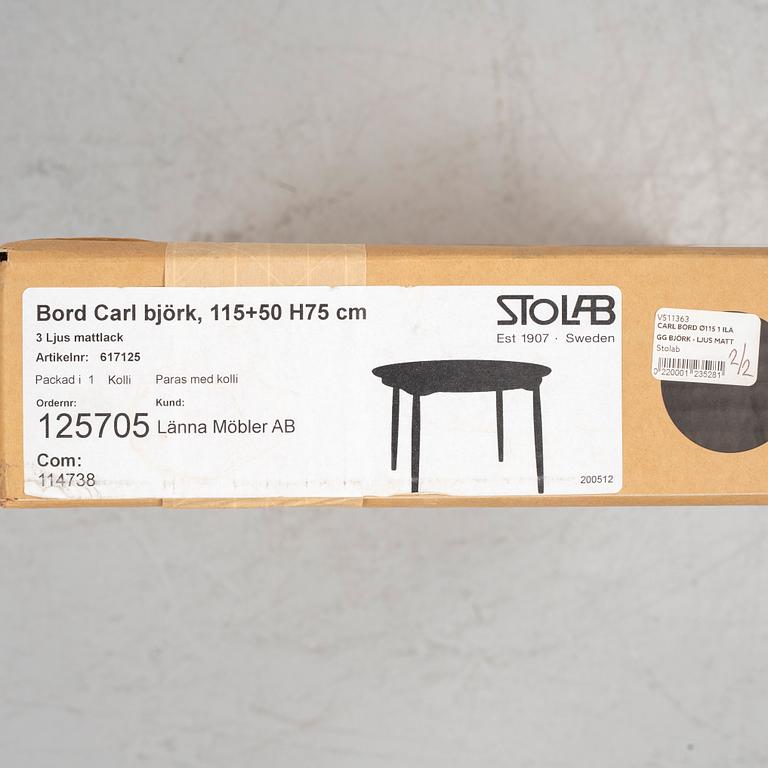 Marit Stigsdotter, matbord, "Carl", Stolab, 2020.