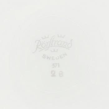 TESERVIS, 27 delar, porslin, Rörstrand 1956-57.