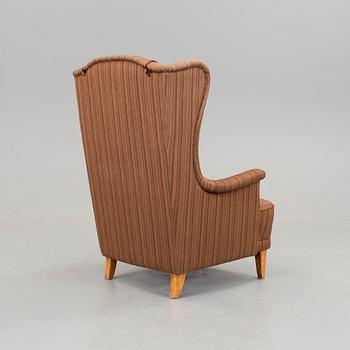 CARL MALMSTEN, fåtölj, "Åldermannen", 1900-talets andra hälft.