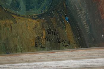 OLLE NORDBERG, oil on panel, signed and dated -62.