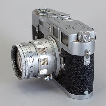 KAMERA, Leica M3, No 897028. Wetzlar, Tyskland, 1957.