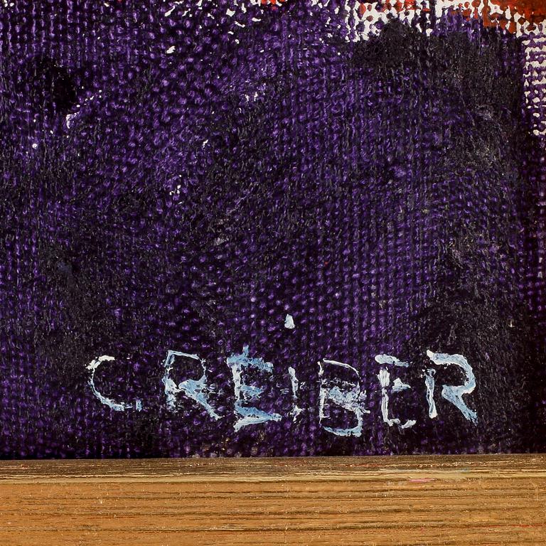 GUNNAR GREIBER, olja på duk, signerad.