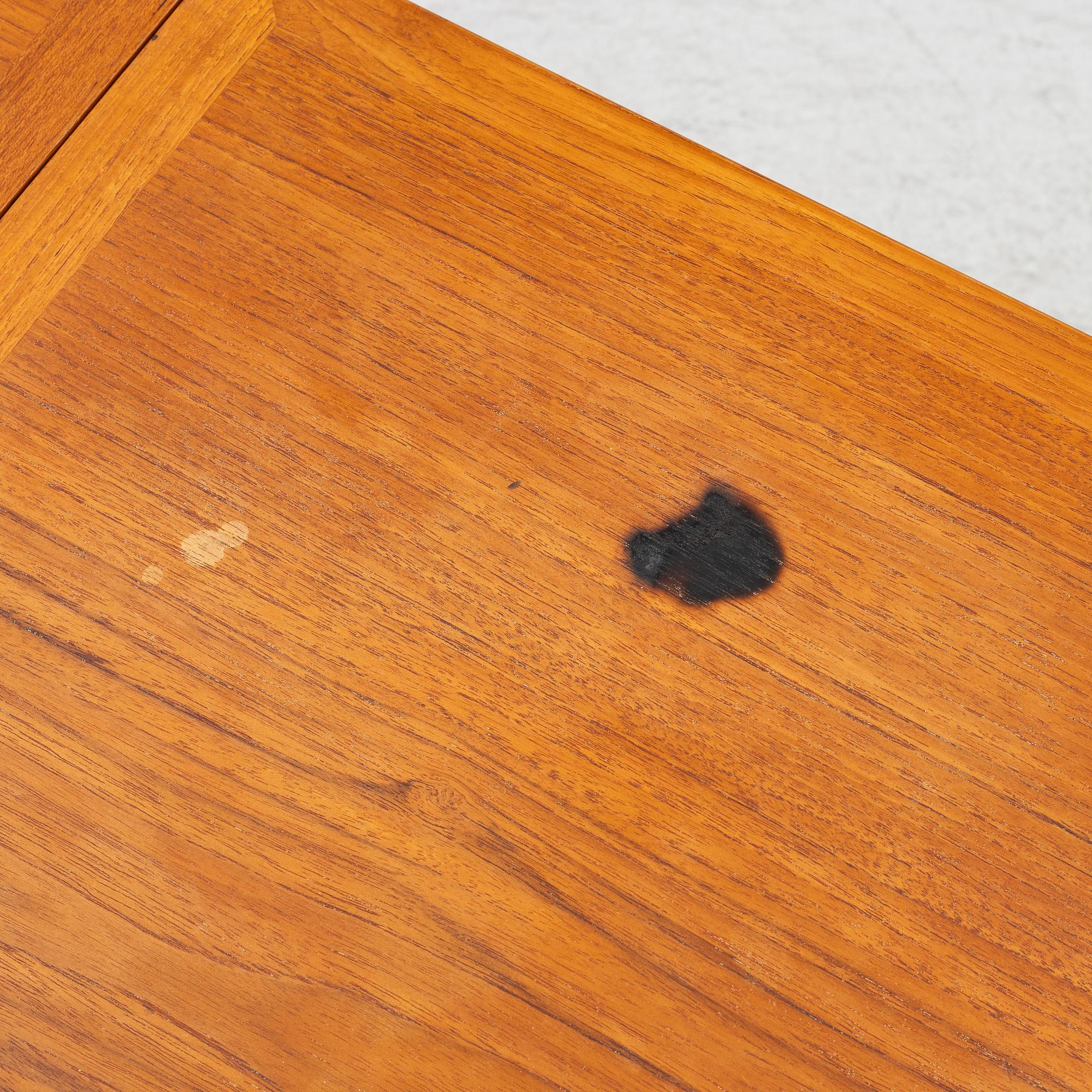 Hans J. Wegner, Dining table with leaves, 'AT-304', Andreas Tuck, Denmark, 1950s-60s.