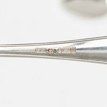 Nineteen spoons, 'Skytte' model, MGAB, GAB and C.G. Hallberg, 1950's/60's.