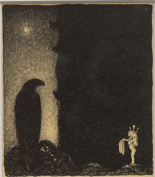 John Bauer, "Här har du allt, som återstår av mina kläder".
