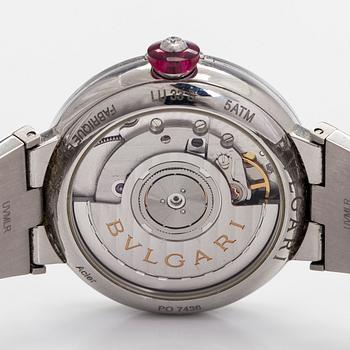 Bulgari, Lucea, armbandsur, 33 mm, stål, automatisk, 2017.