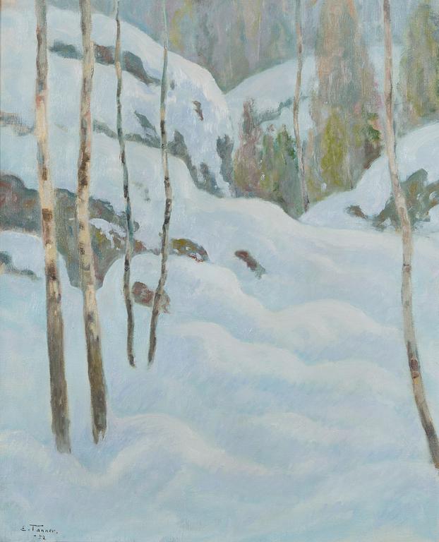 EINO TANNER, olja på duk, signerad och daterad -52.