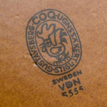 STIG LINDBERG, servisdelar 55 stycken, ugnssäkert gods, "Coq", Gustavsberg.