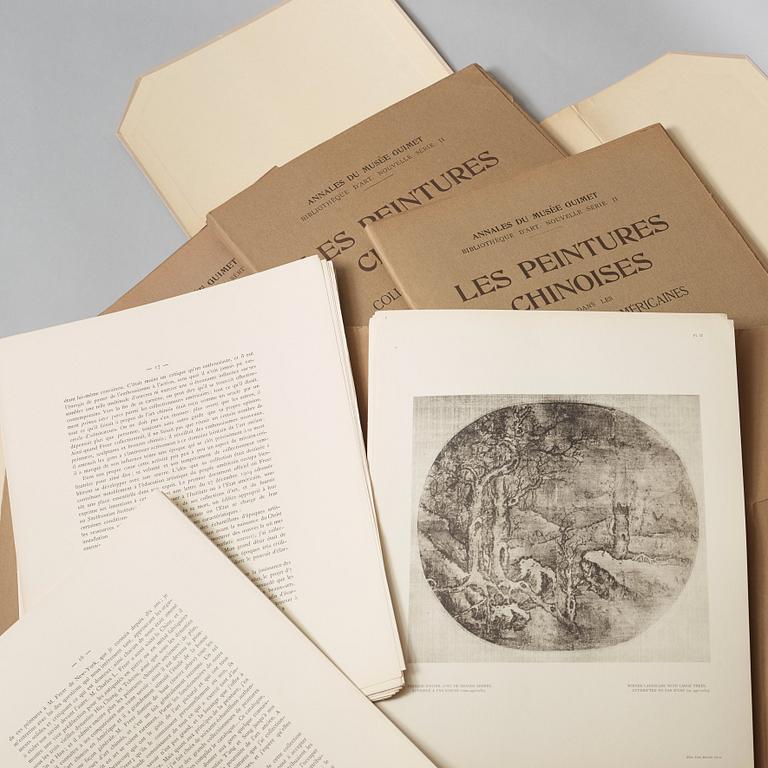 OSVALD SIREN, Les Peintures Chinoises dans les Collections Americaines, fem serier, 1927-1928.
