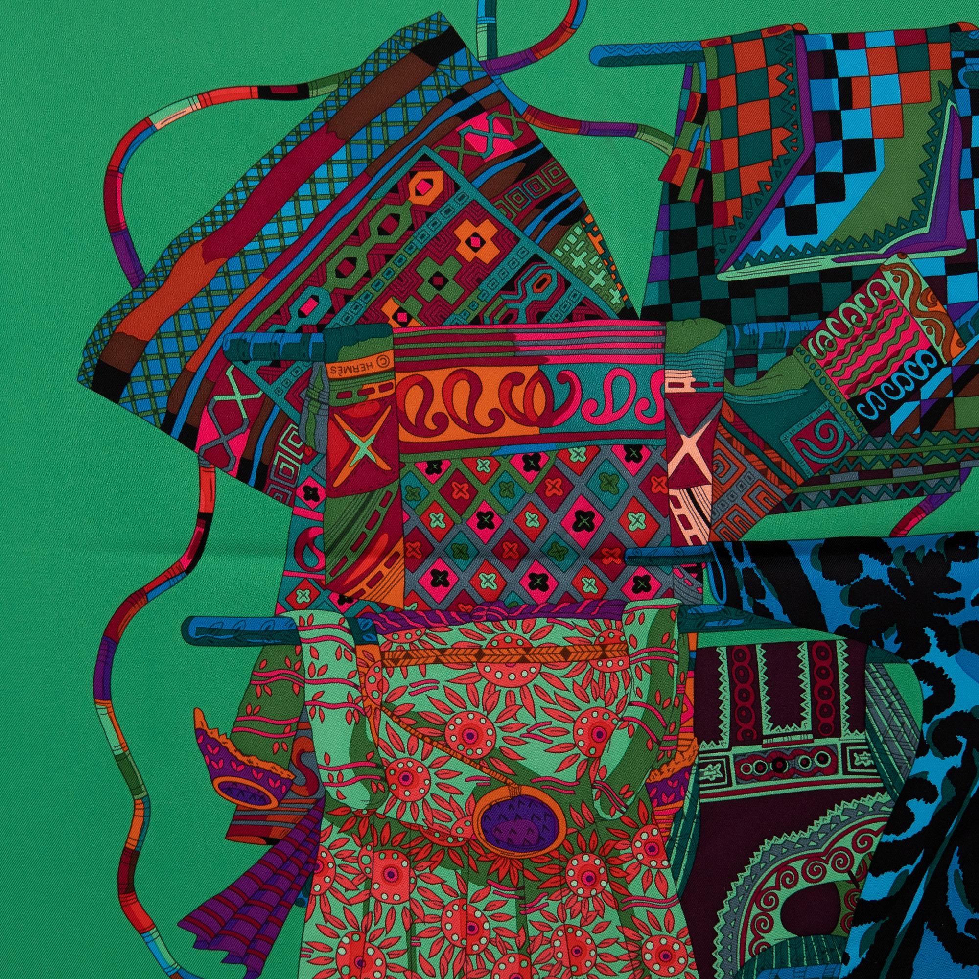 Hermès, scarf, "Voyage en Étoffes".