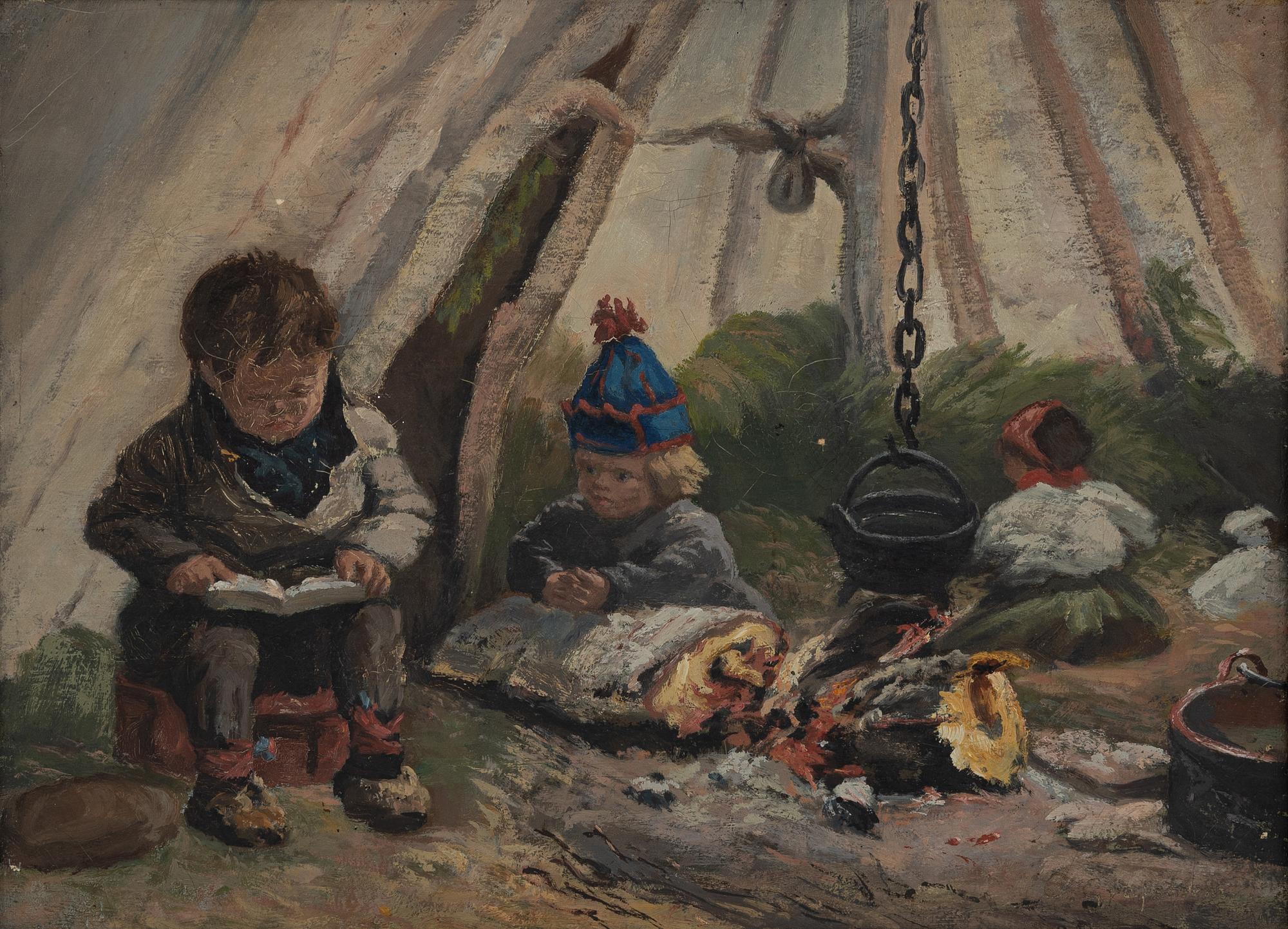 Jonas Olof Grafström, oil on canvas, signed.