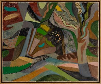 GRETA KNUTSON-TZARA, olja på duk, monogramsign.