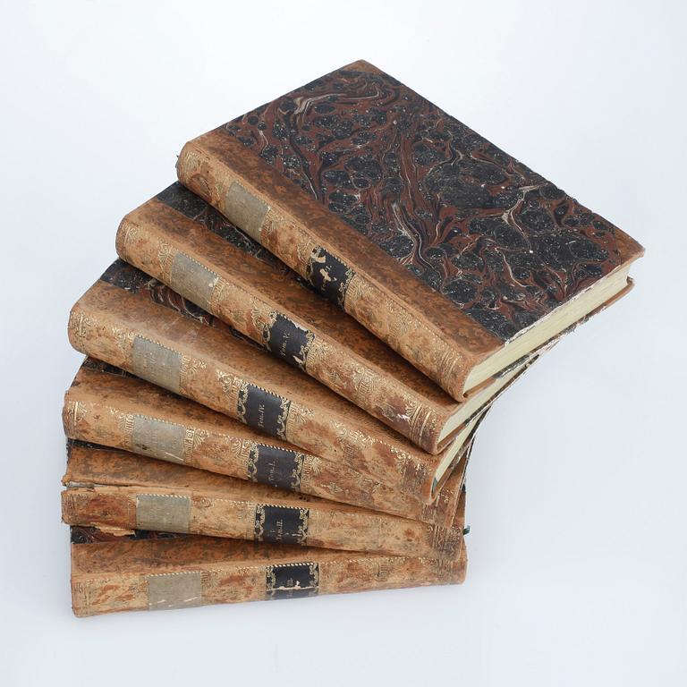 MARC ÉLIÉSER BLOCH (1723-1799), 6 vol, Ichthyologie ou Histoire Naturelle des Poissons, Berlin 1796.