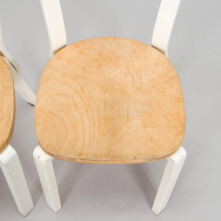 Alvar Aalto, stolar, 2st, "69" för O.Y. Huonekalu- ja Rakennustyötehdas A.B. 1940-tal.
