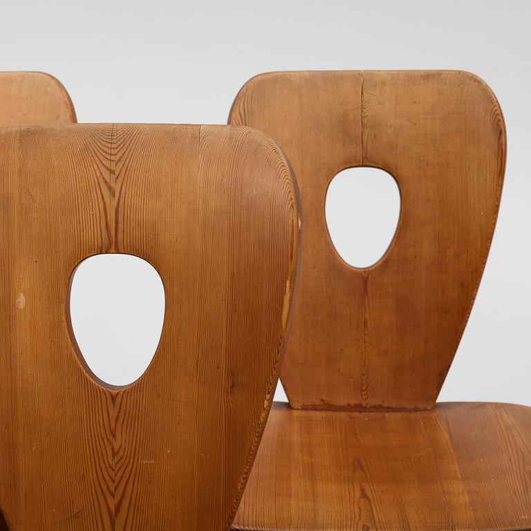 Bo Fjaestad, dining group, 7 pieces, 1950s.