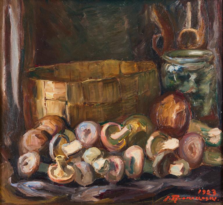 Jalmari Ruokokoski, Still Life with Mushrooms.