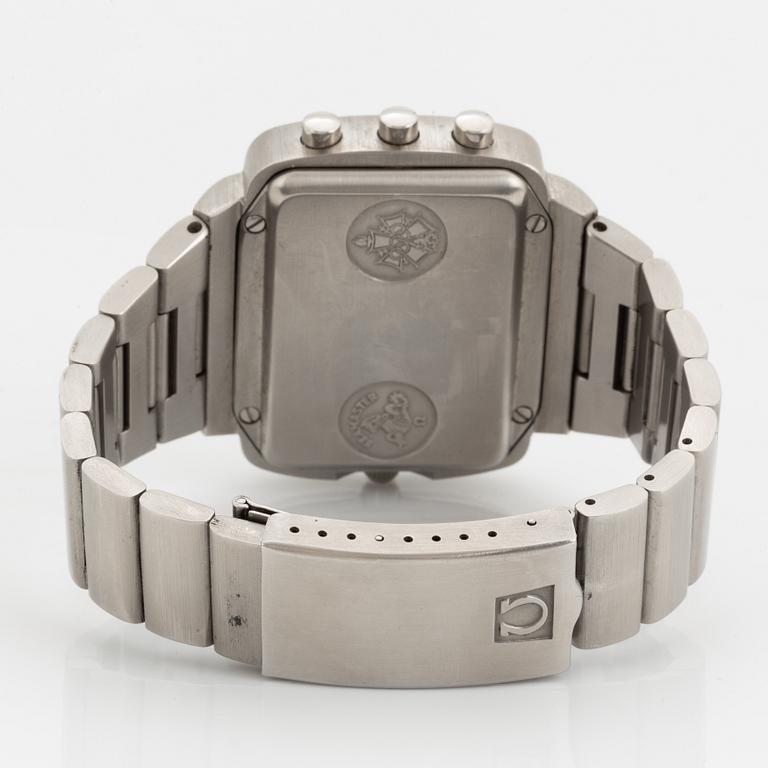 Omega, Seamaster, Chrono-Quartz, "Albatros", wristwatch, 46,7 x 34 mm.