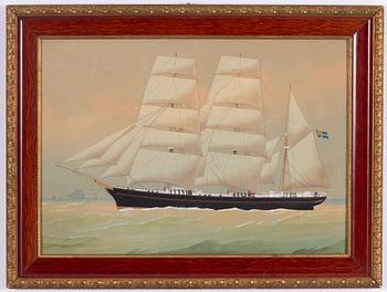 Edward Wilkonson (1800-tal), Tremastbarken "Hilda" af Sölvesborg.