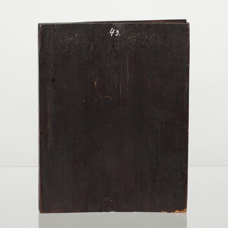 IKON, Ryssland, 1800-tal, tempera på pannå.