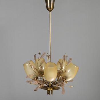 PAAVO TYNELL, taklampa, modell 9029/5, Taito, 1900-talets mitt.