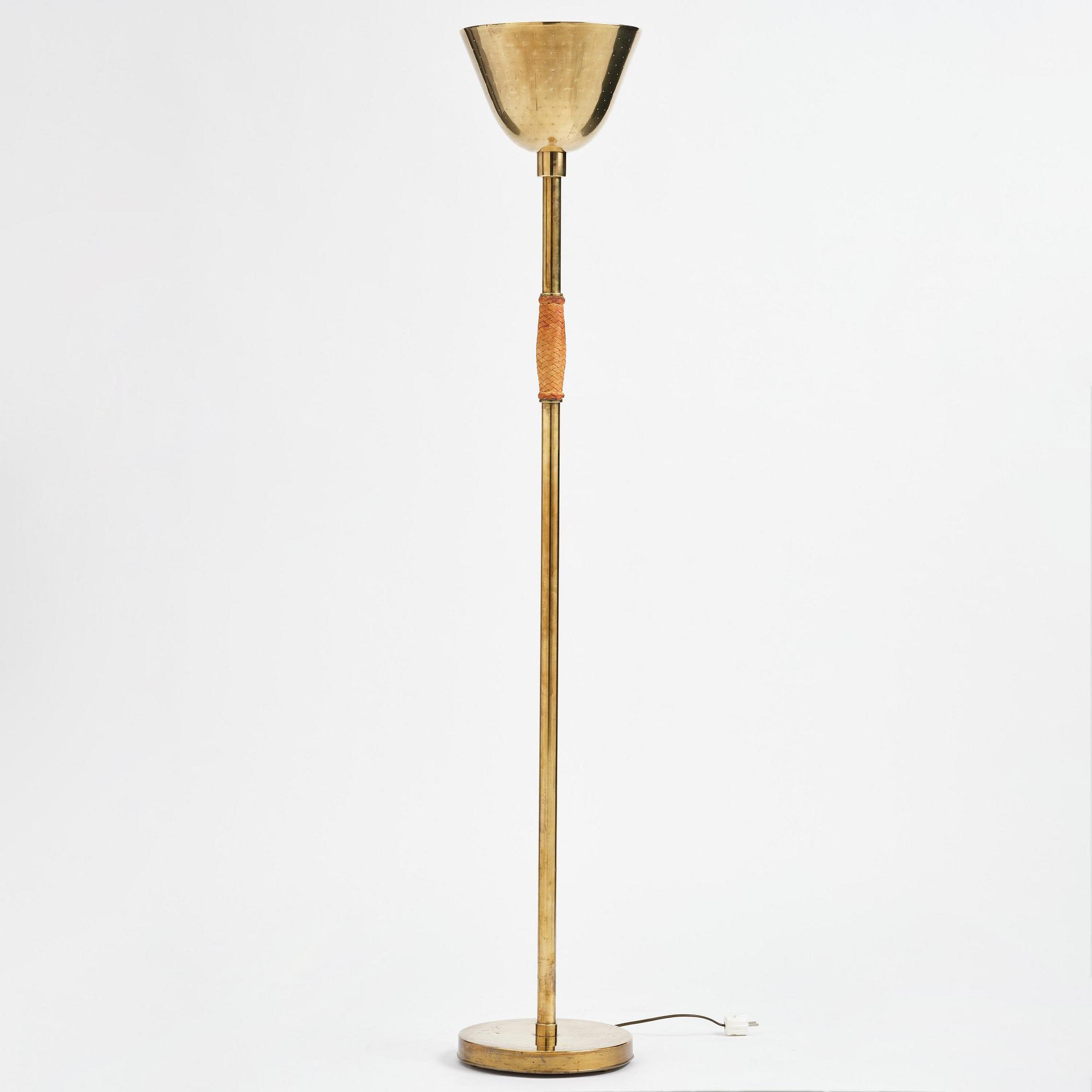 Carl-Axel Acking, a brass floor lamp, for the Stockholm Crafts Association, 1939.
