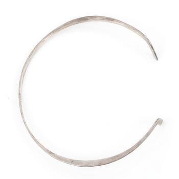 HALSBAND, silver, Claes Giertta, Stockholm, 1971. Total vikt ca 22 g.