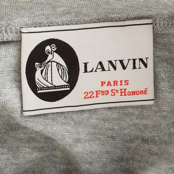 LANVIN, a silk and jersey top.