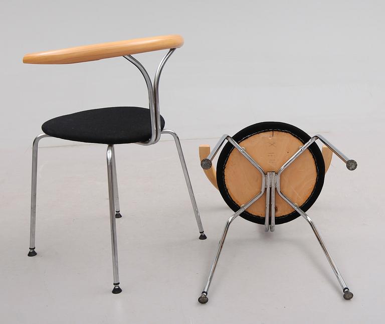 STOLAR, 4 st, Björn Alge, Lindlöfs Interiör, Lammhults Interiör, 1990-tal.