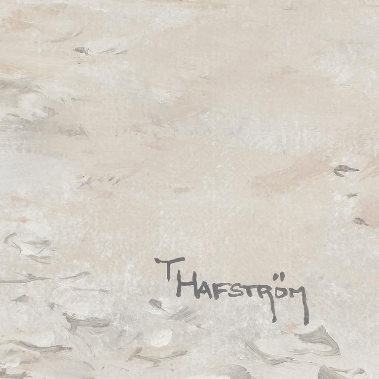 THOMAS HAFSTRÖM, acryl på duk. Sign.