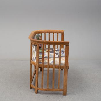 JOSEF HOFFMANN, soffgrupp, 9 delar, Jacob & Josef Kohn, Wien, Österrike tidigt 1900-tal.