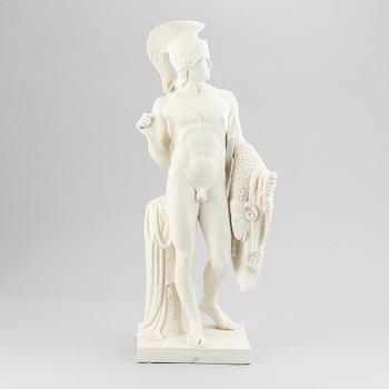 A parian sculptur depicting Jason and the golden fleece, Gustavsberg, 1901.