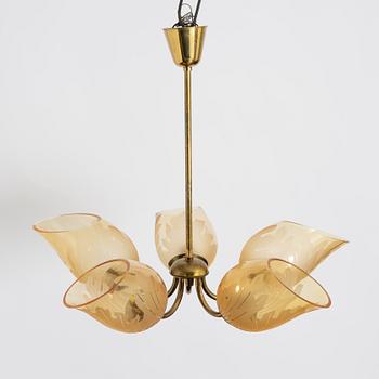 Carl Erik Bodén, ceiling light, Swedish Modern, Glössner, 1940s/50s.