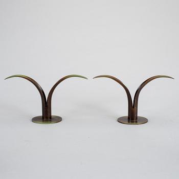 GUNNAR ANDER & IVAR ÅLENIUS BJÖRK, ljusstakar, 2+2, Ystad Metall.