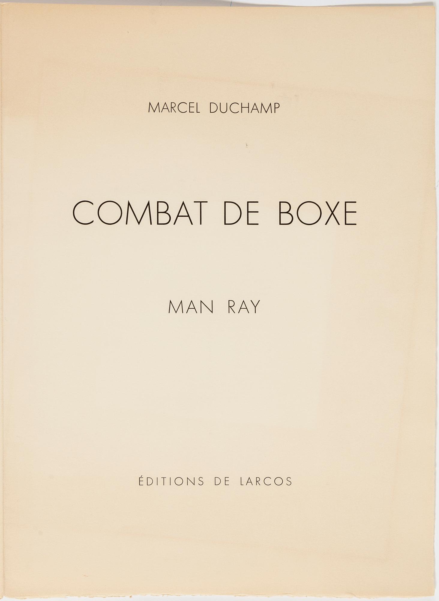 MAN RAY & MARCEL DUCHAMP, etching, signed and numbered 69/100.