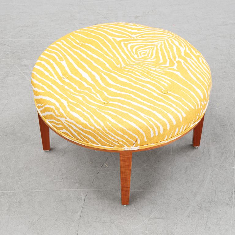A model 647 stool by Josef Frank for Firma Svenskt Tenn, designed 1936.