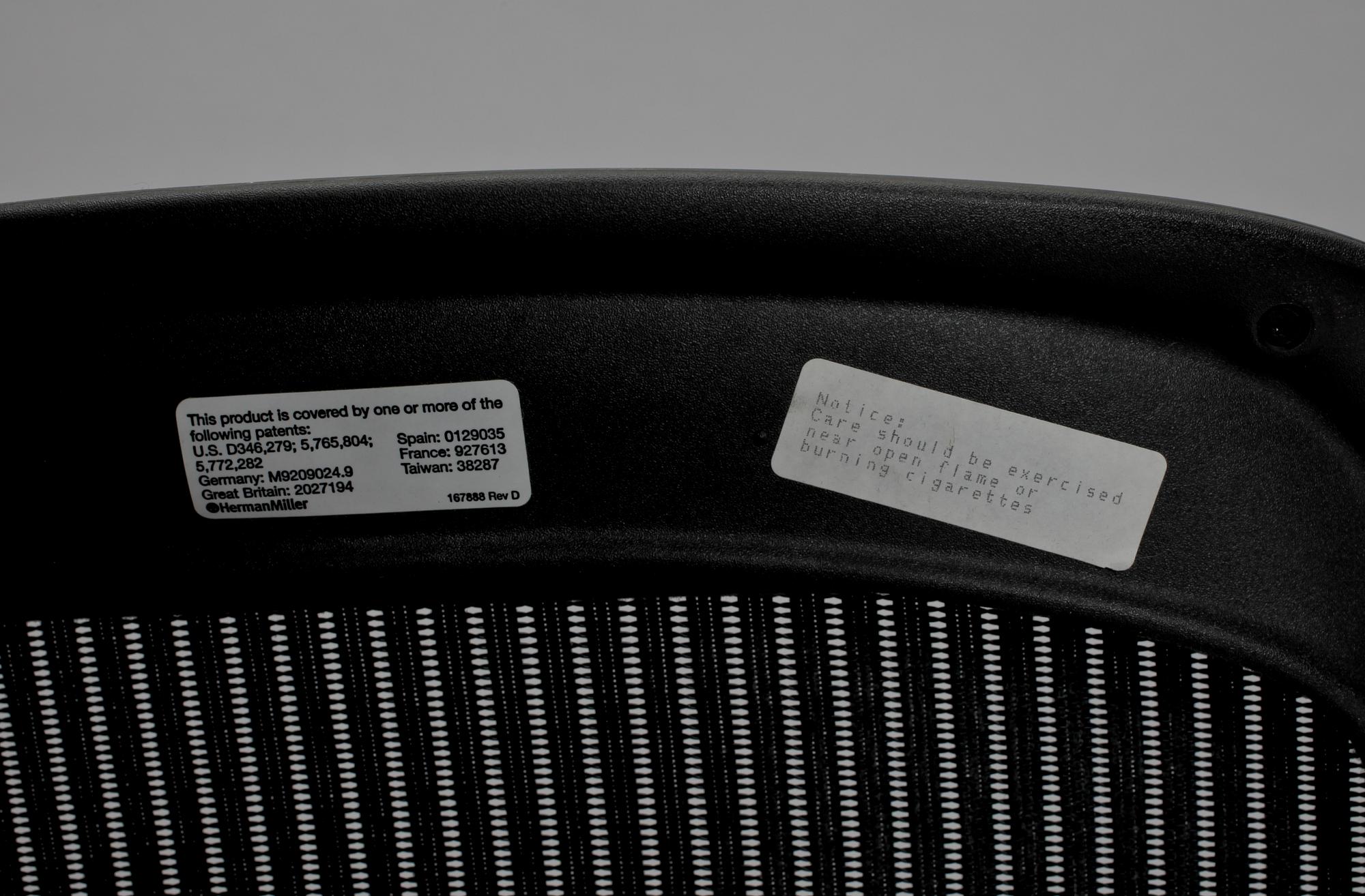 KONTORSSTOL, ”Aeron Chair”, Herman Miller.