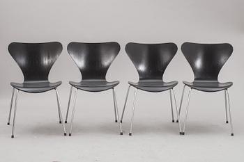 STOLAR, 4 st, "Sjuan", Arne Jacobsen, Fritz Hansen.