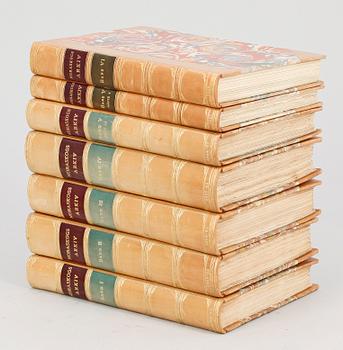 BOKVERK, 6 vol i 7, "Noraskogs arkiv, bergshistoriska samlingar och anteckningar" Johan Johansson, 1889-1928.
