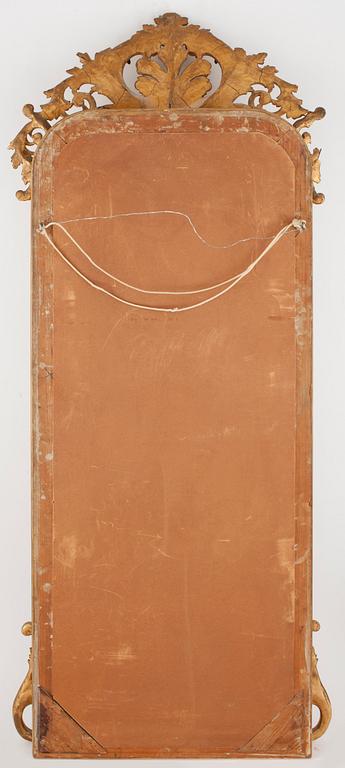 SPEGEL MED KONSOLBORD, nyrokoko, sent 1800-tal.