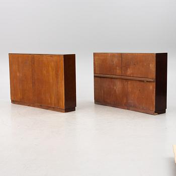 A pair of bookcases, 1930s.