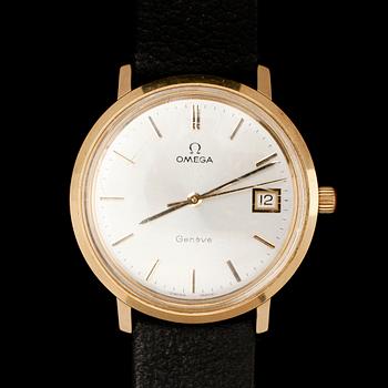 ARMBANDSUR, Omega, guld på stål.